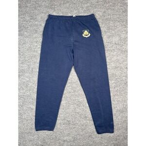 Jerzees Sweatpants Mens Large Navy Blue Air Force JROTC Super Sweats Vintage